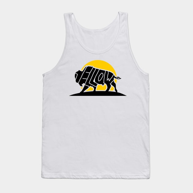 Yellowstone National Park Buffalo Hike Ranch Gift Tank Top by BeyondThat